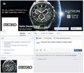 Seiko Deutschland startet auf Facebook